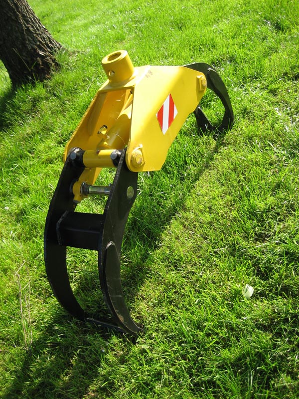Zange für Holzgreifer 0.18 - leichte stabile Holzzange für kleinere Bagger und Kräne